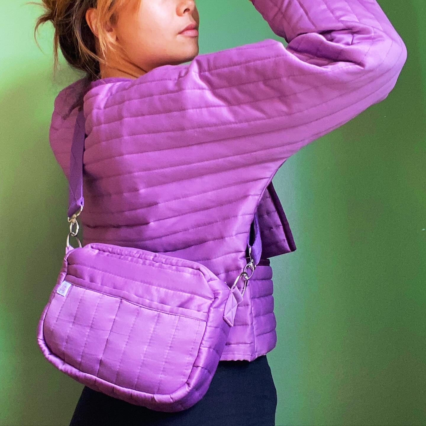 Purple Shoulderstrap Bag (dark strap)