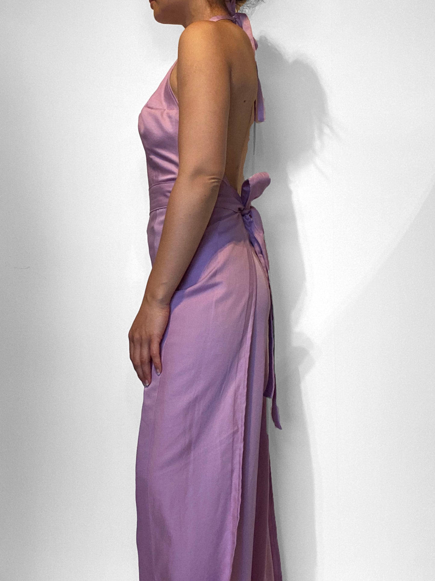 Purple Wrap Jumpsuit