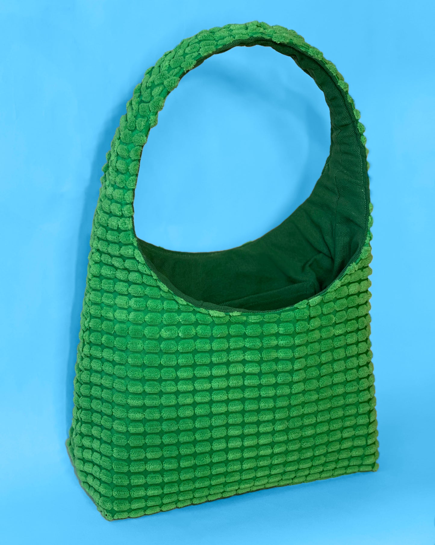 Green Fluff Handbag