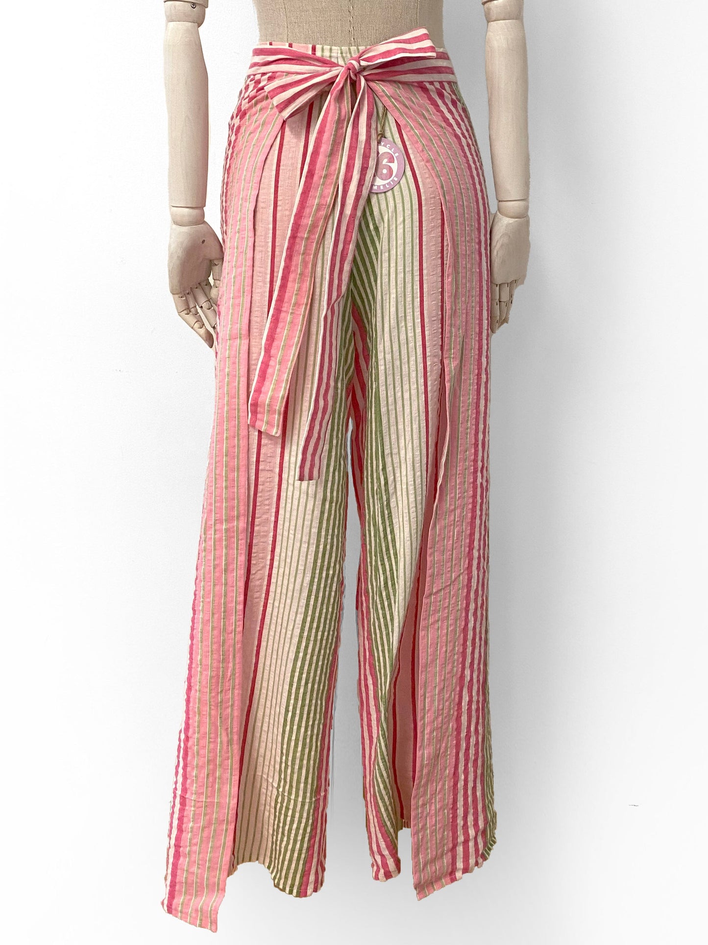 Pink/Green Wrap Pants