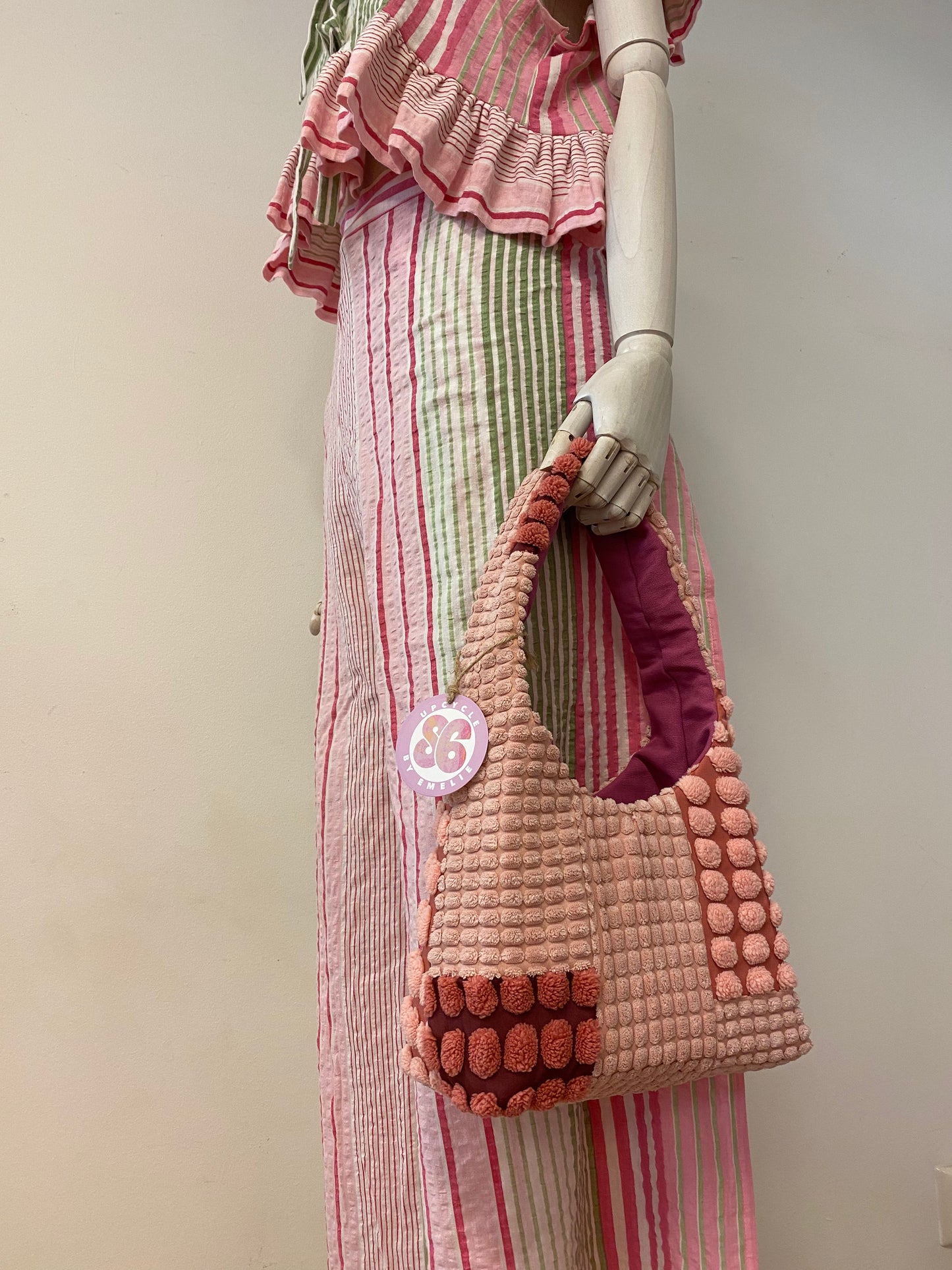 Multi Pink Fluff Handbag