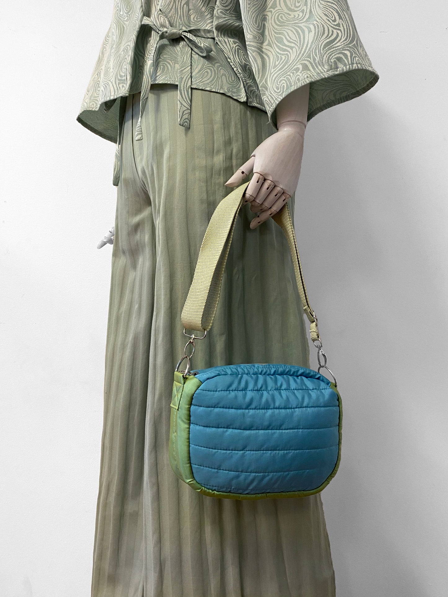 Green/Blue Shoulderstrap Bag