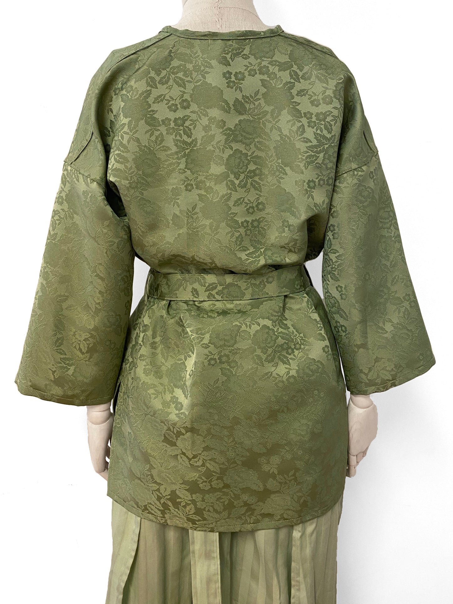 Green Flower Kimono Jacket