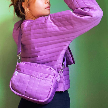 Purple Shoulderstrap Bag (dark strap)