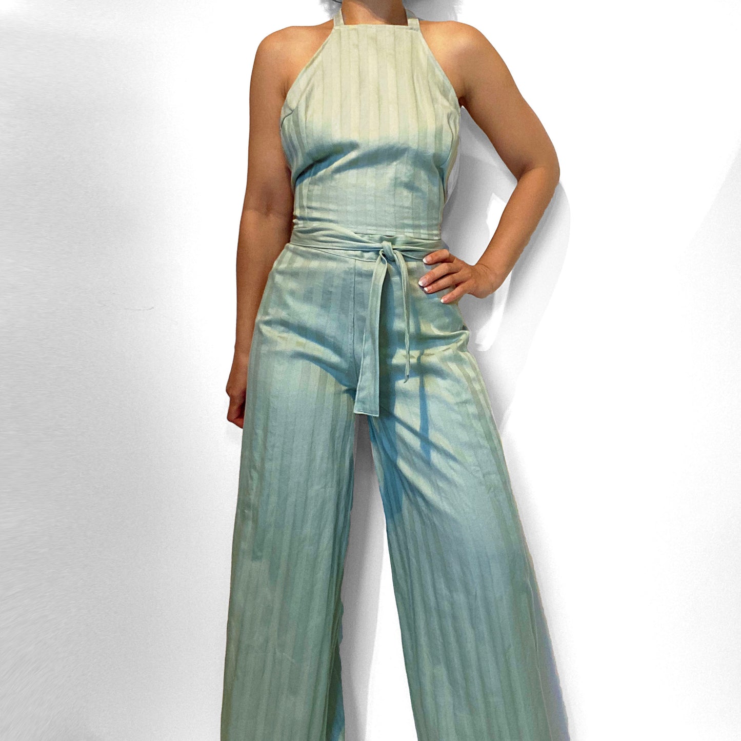 Green Halterneck Top
