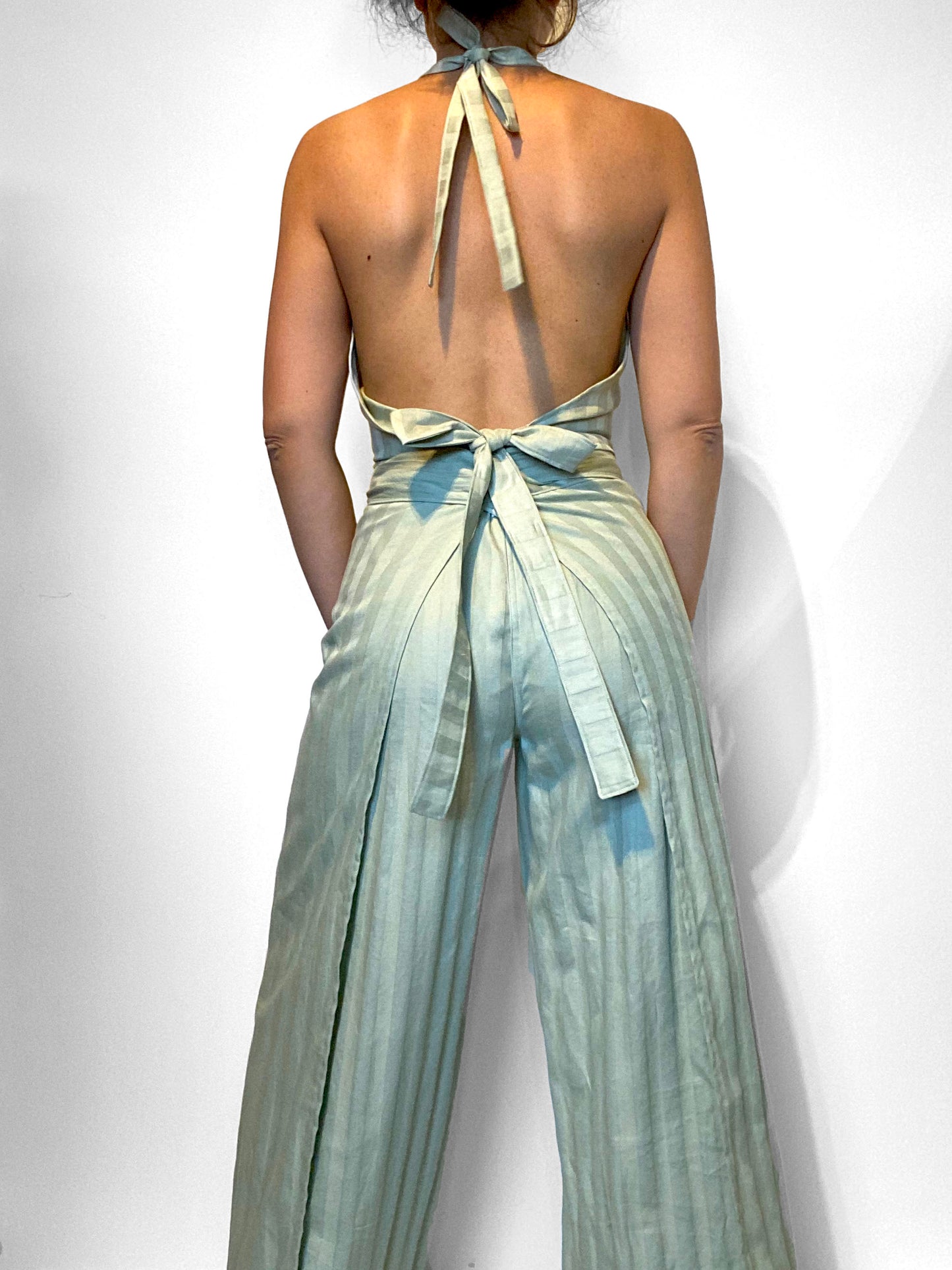 Green Halterneck Top