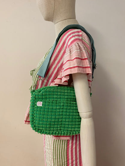 Green Fluff Shoulderstrap Bag
