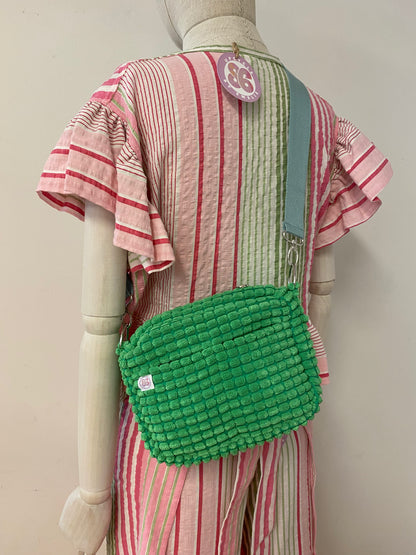 Green Fluff Shoulderstrap Bag