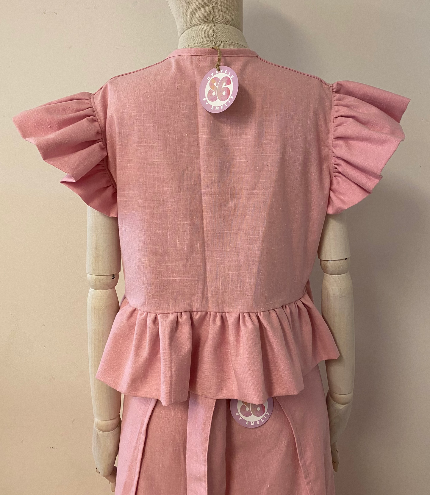 Pink Ruffled Top