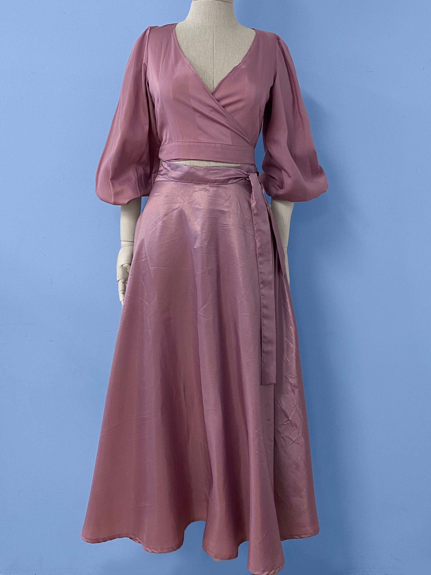 Purple Wrap Skirt